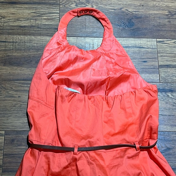 Calvin Klein Halter Dress with belt Size 12 - Picture 5 of 9